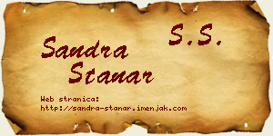 Sandra Stanar vizit kartica